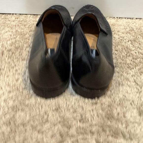 Stuart Mastroianni Shoes Womens Size 9 Black Loafers Made in Italy Croc Embossed - Picture 5 of 10